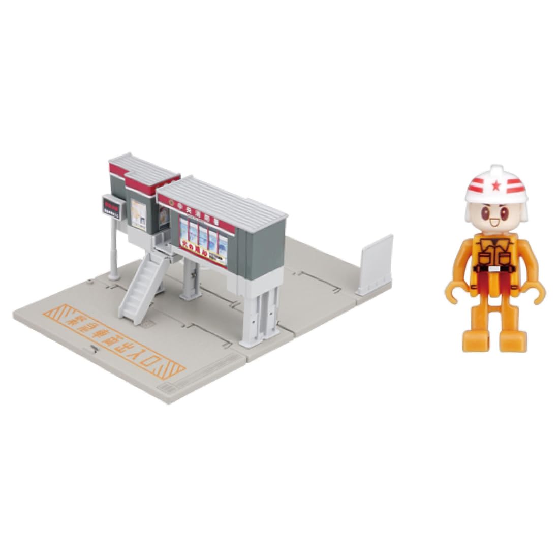 Takara Tomy Tomica Town Fire Station Miniature Car Toy With Firefighters Age 3+- Japan Figure Store - #1 Bring To You The Best Japanese Goods
