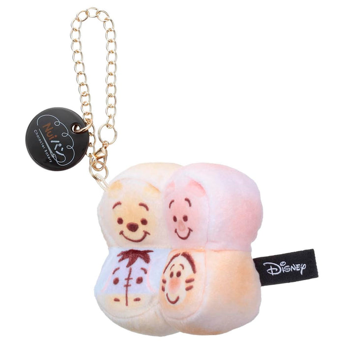 Takaratomy Arts Disney Nui Pan Chain Plush Toy Set Pooh Piglet Eeyore Tigger 7cm