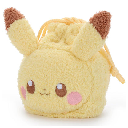 Takaratomy Arts Pikachu Plush Drawstring Bag 18cm Poke Piece Toy