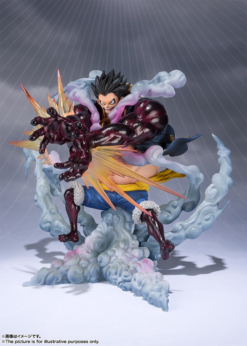 Tamashii Nations Figuarts Zero One Piece Luffy Gear 4 Lion Bazooka Figure 180mm