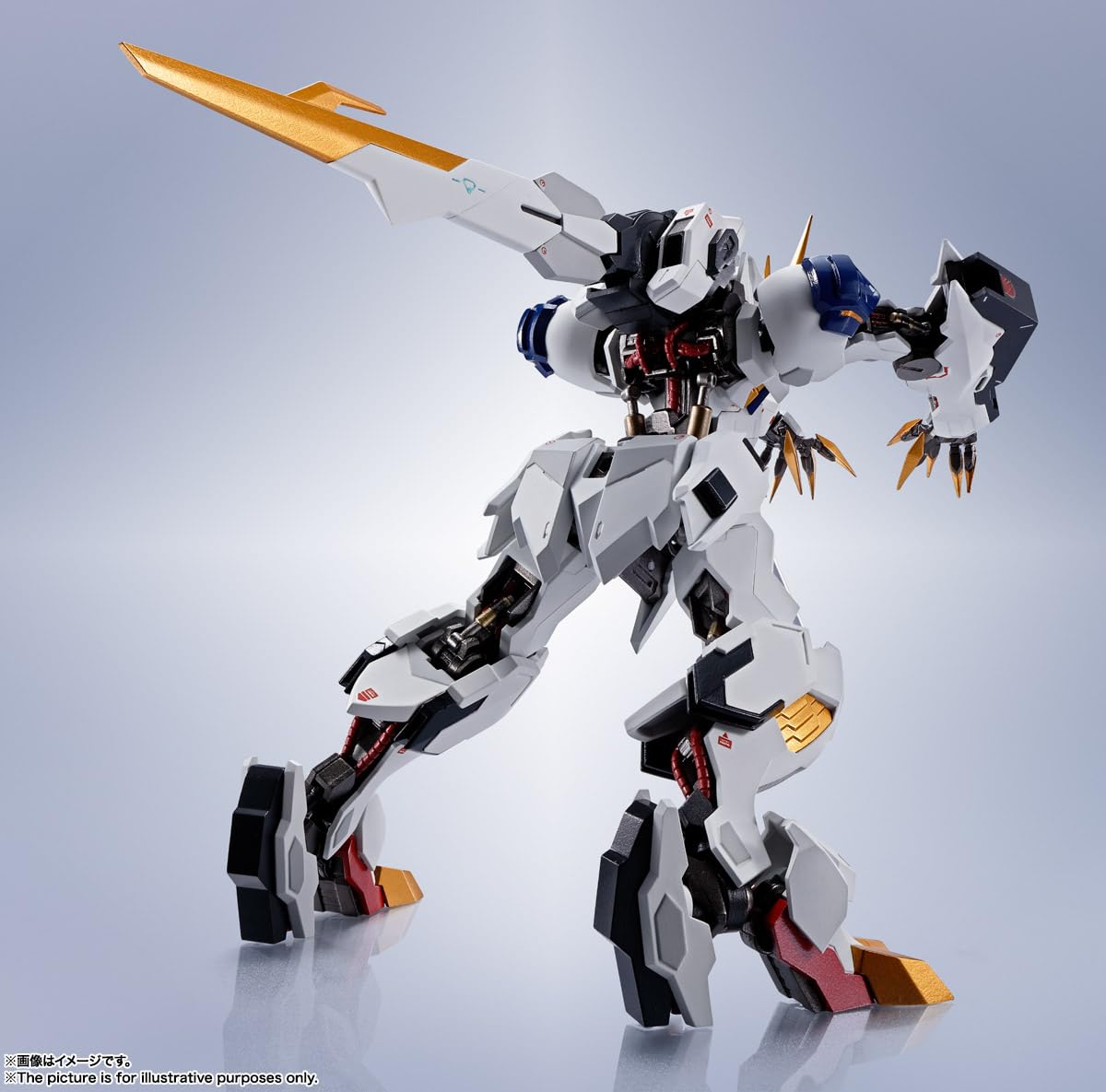 Tamashii Nations Metal Robot Gundam Barbatos Lupus Rex Movable Figure 150mm