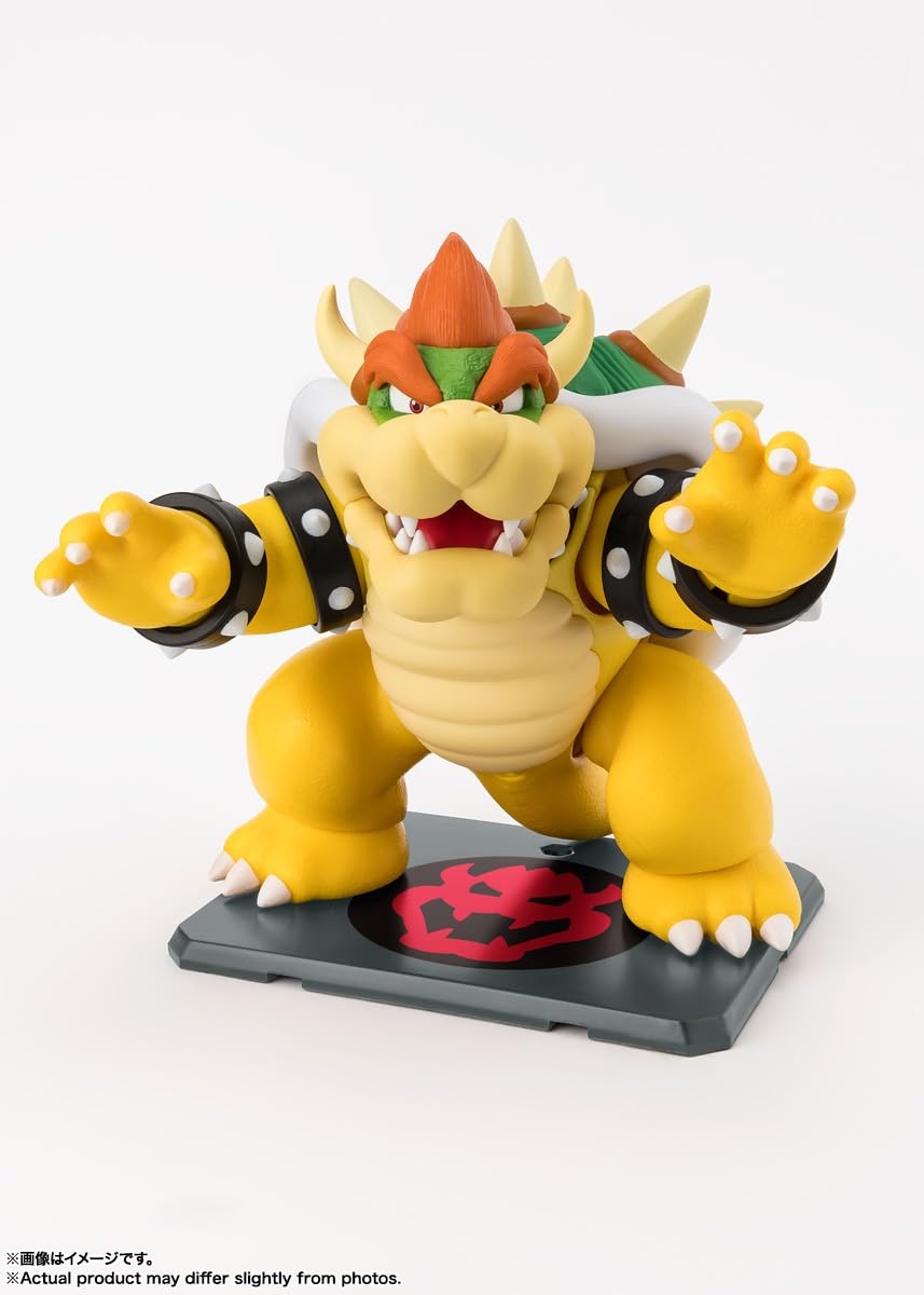 Tamashii Nations SH Figuarts Super Mario Bowser 130mm PVC Movable Figure
