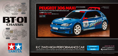 Tamiya 1/10 Electric RC Car Peugeot 306 Maxi BT-01 Chassis 58746