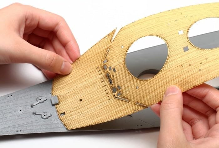 Tamiya 1/350 Japanese Battleship Yamato Wooden Deck Detail Up Parts 12645- Japan Figure Store - #1 Bring To You The Best Japanese Goods