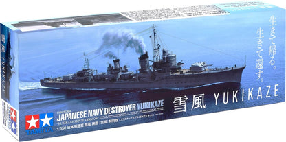 Tamiya 1/350 Scale Japanese Destroyer Yukikaze Model Kit 25218 Special Edition