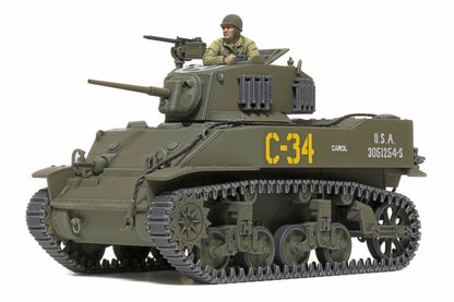 Tamiya 1/48 Military M5A1 Stuart Light Tank Model 32606