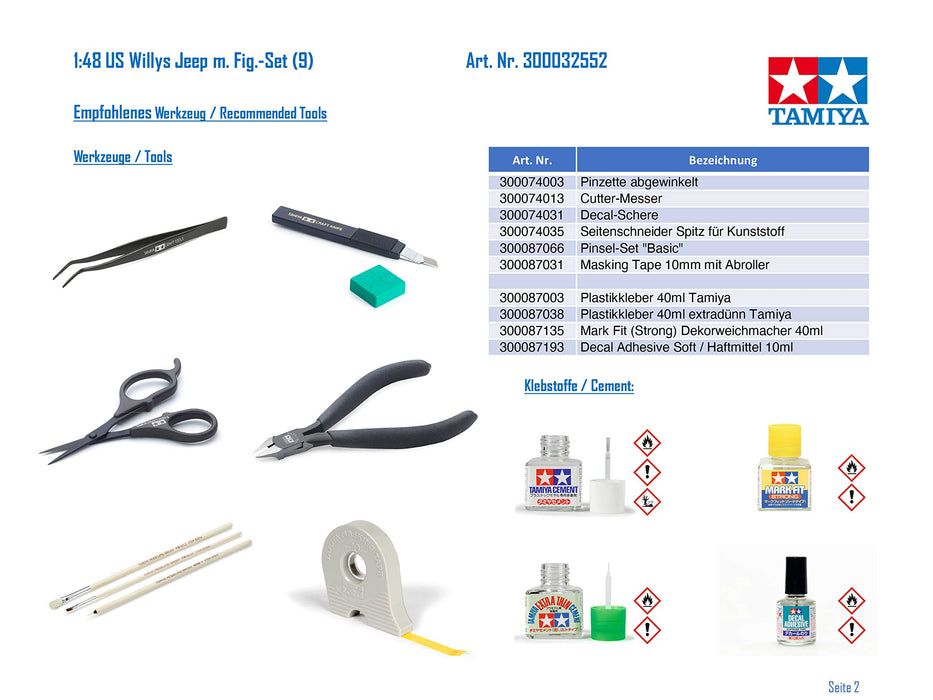 Tamiya 1/48 U.S. Army Infantry Front Line Rest Set 32552 Plastic Model- Japan Figure Store - #1 Bring To You The Best Japanese Goods