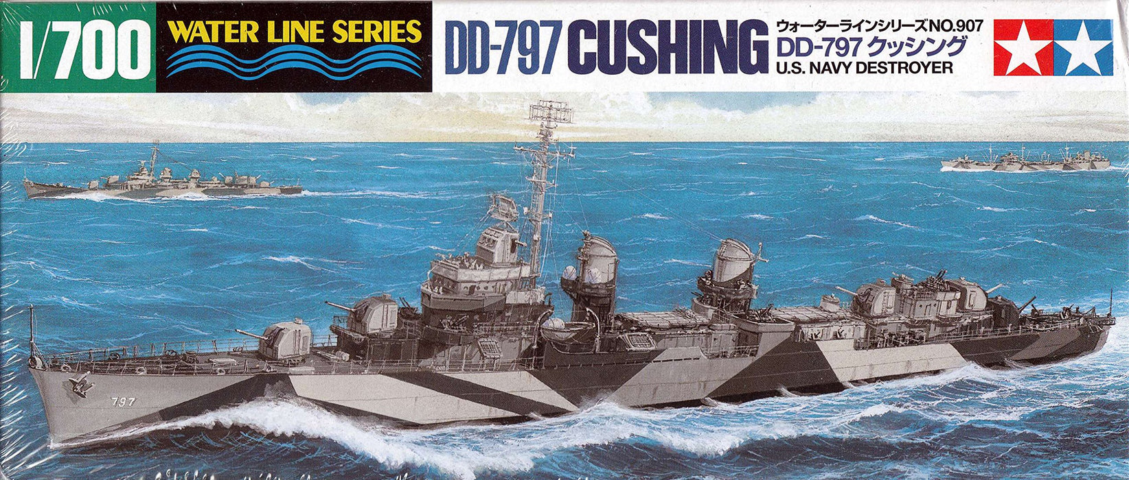 Tamiya 1/700 Waterline Series Fletcher-Class Destroyer 31907 Model Kit- Japan Figure Store - #1 Bring To You The Best Japanese Goods
