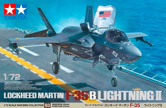Tamiya 1/72 F-35B Lightning II - Kit maquette - Série Warbird 60793