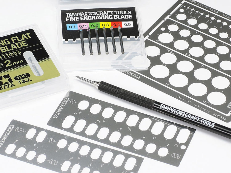 Tamiya 74148 Craft Tool Series 148 Carbide Blade For Carving Lines 20 Degrees- Japan Figure Store - #1 Bring To You The Best Japanese Goods