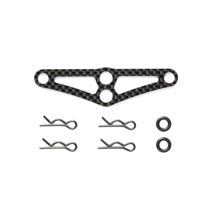 Tamiya Carbon Body Mount Member for Touring Cars Front - RC Parts 54782- Japan Figure Store - #1 Bring To You The Best Japanese Goods