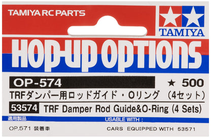 Tamiya Hop-Up Option 574 Rod Guide and O-Ring for TRF Damper Set of 4 53574- Japan Figure Store - #1 Bring To You The Best Japanese Goods