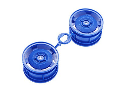 Tamiya 54682 Buggy Rear Star Dish Wheel Blue - Hop-Up Option 1862- Japan Figure Store - #1 Bring To You The Best Japanese Goods