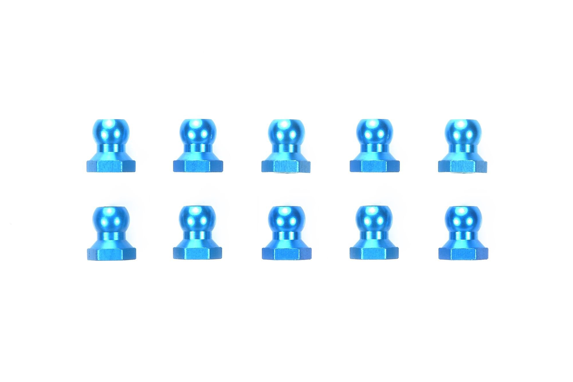 Tamiya 5mm Blue Aluminum Ball Nut Hop-Up Options OP-640- Japan Figure Store - #1 Bring To You The Best Japanese Goods