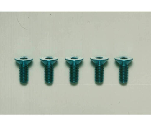 Tamiya 3X8 Hexagonal Countersunk Screws Blue Hop-Up Options Op-772 (5 Pcs)- Japan Figure Store - #1 Bring To You The Best Japanese Goods