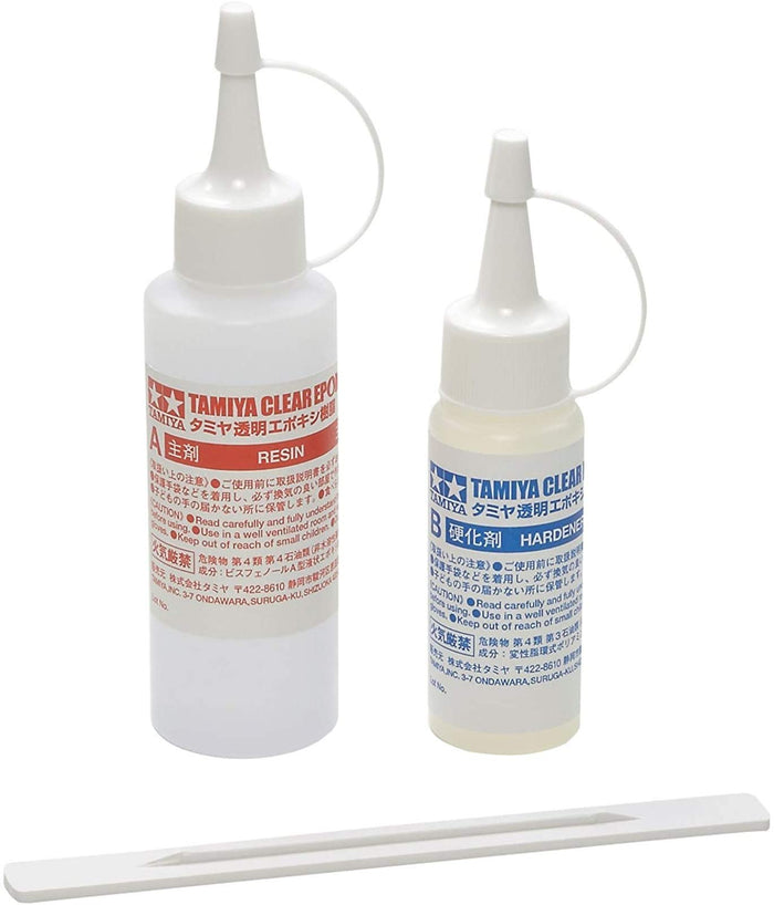 Tamiya Transparent Epoxy Resin 150G - Premium Quality Makeup Material Series 136- Japan Figure Store - #1 Bring To You The Best Japanese Goods