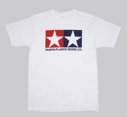 Tamiya White Cotton T-Shirt (M) - Comfortable and Stylish Tamiya Apparel- Japan Figure Store - #1 Bring To You The Best Japanese Goods