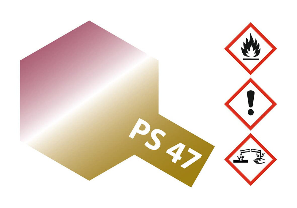 Tamiya Polycarbonate Spray PS-47 Polarized Pink Gold 86047- Japan Figure Store - #1 Bring To You The Best Japanese Goods