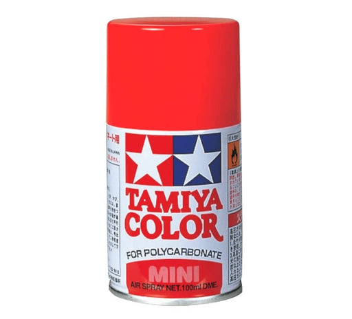 Tamiya Polycarbonate Spray PS-34 Bright Red Model Paint 86034- Japan Figure Store - #1 Bring To You The Best Japanese Goods