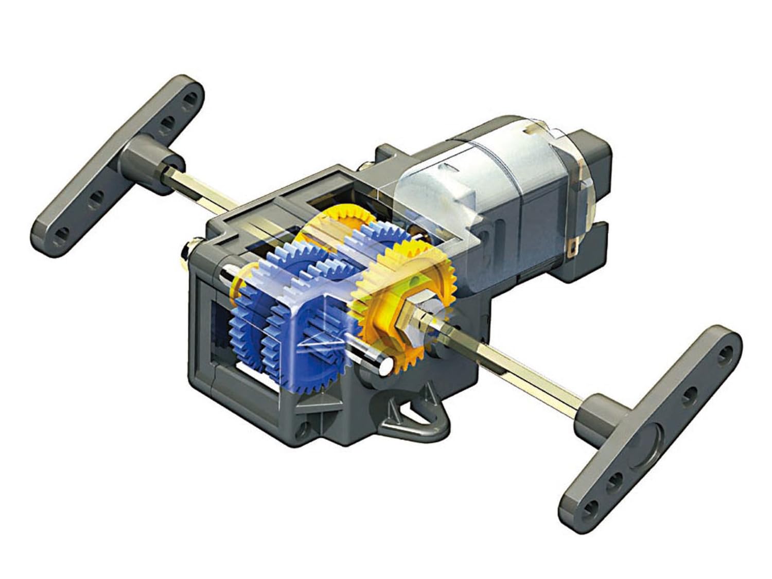 Tamiya Fun Craft Series No.167 Single Gear Box 4-Speed Type 70167- Japan Figure Store - #1 Bring To You The Best Japanese Goods