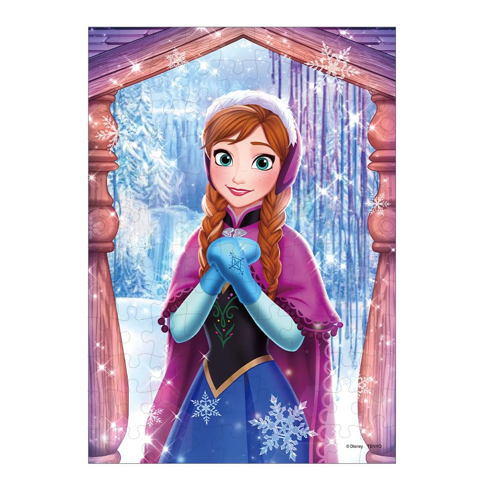 Tenyo Disney Princess Anna 108-Piece Jigsaw Puzzle with Glue and Spatula