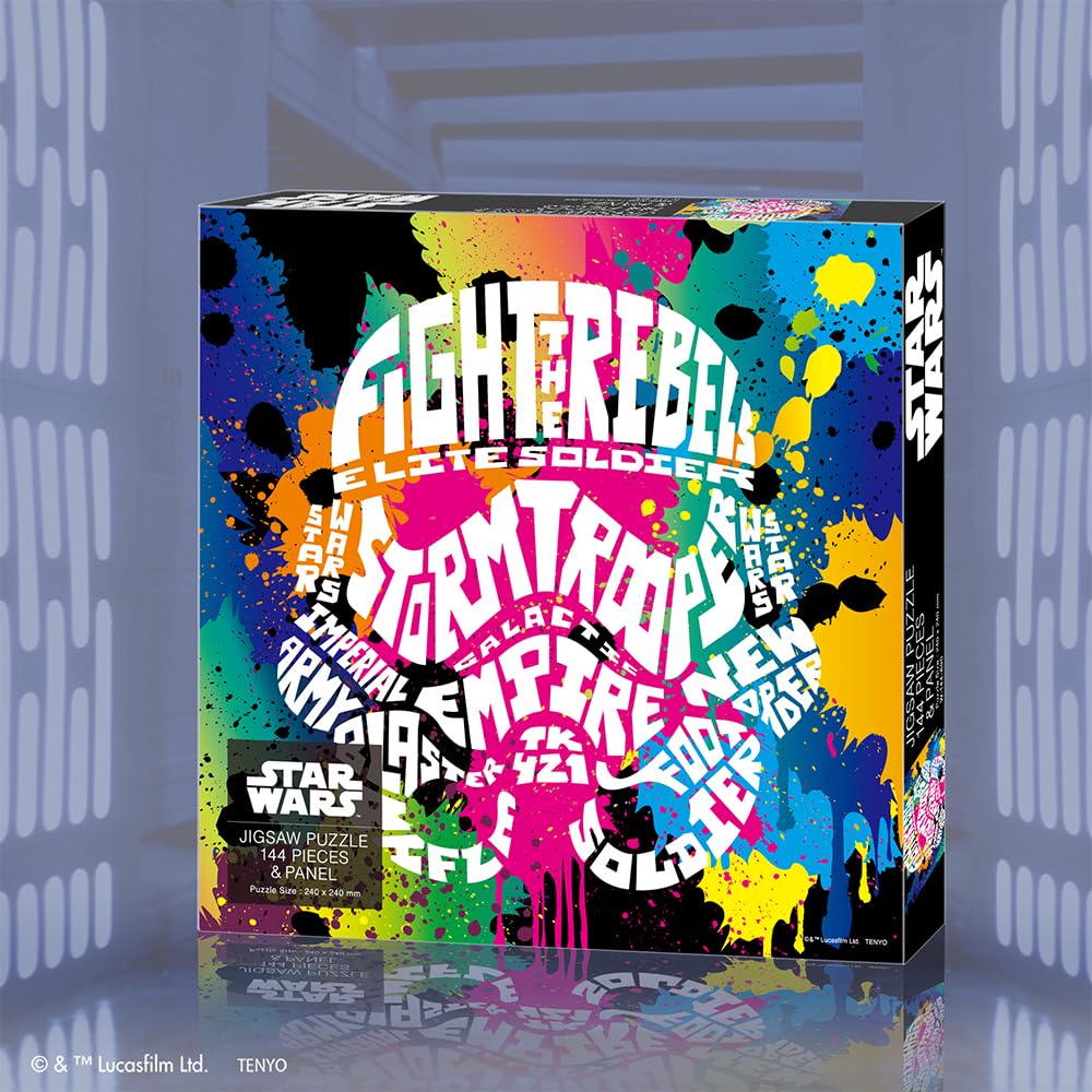 Tenyo 144-Piece Star Wars Stormtrooper Jigsaw Puzzle with Self-Adhesive Panel