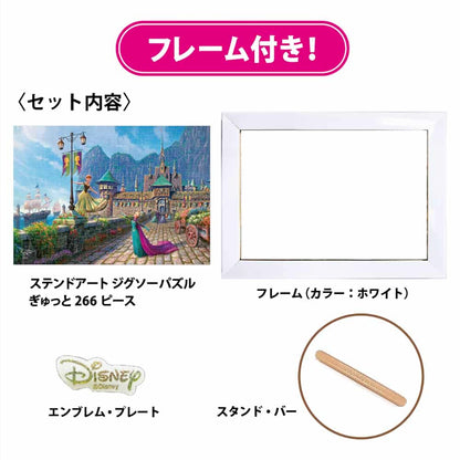 Tenyo 266-Piece Stained Art Jigsaw Puzzle Disney Frozen Made in Japan