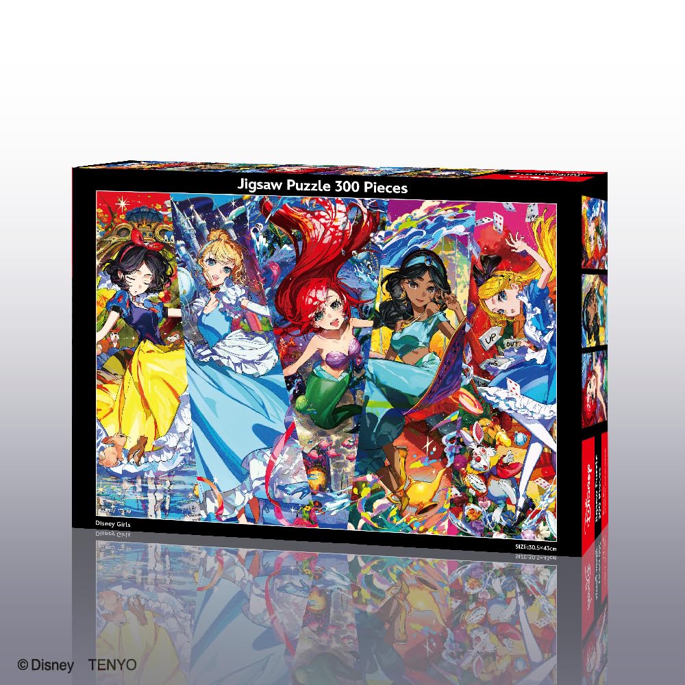 Tenyo 300-Piece Jigsaw Puzzle Disney Girls 30.5x43cm Made in Japan
