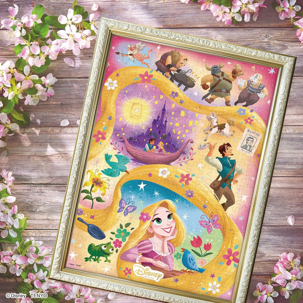 Tenyo 300-Piece Disney Tangled Jigsaw Puzzle 30.5x43cm Made in Japan