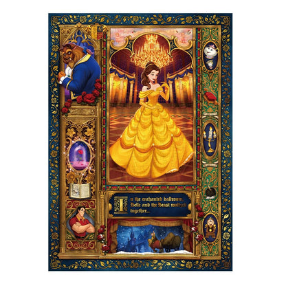 Tenyo 500-Piece Jigsaw Puzzle Disney Beauty and the Beast 35x49cm with Glue