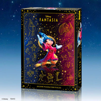 Tenyo Disney Fantasia 500-Piece Jigsaw Puzzle 35x49cm with Glue