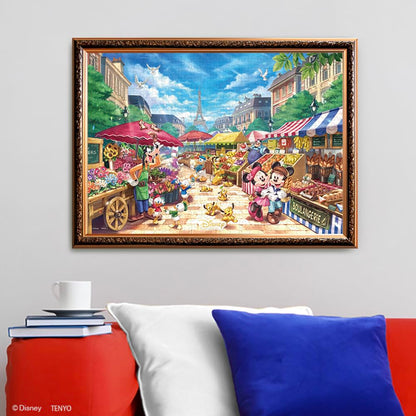 Tenyo 500-Piece Jigsaw Puzzle Disney Marche Bustle 35x49cm With Glue