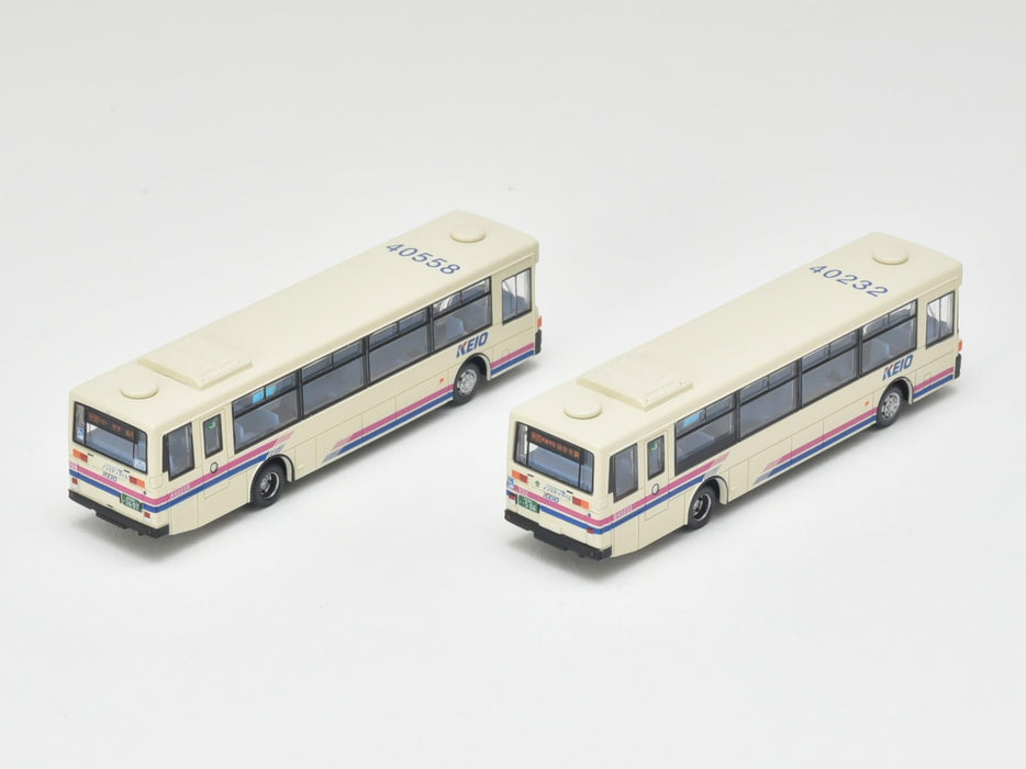 Tomytec The Bus Collection Keio Bus 96Mc Medium-Sized Long Vehicle Set of 2- Japan Figure Store - #1 Bring To You The Best Japanese Goods