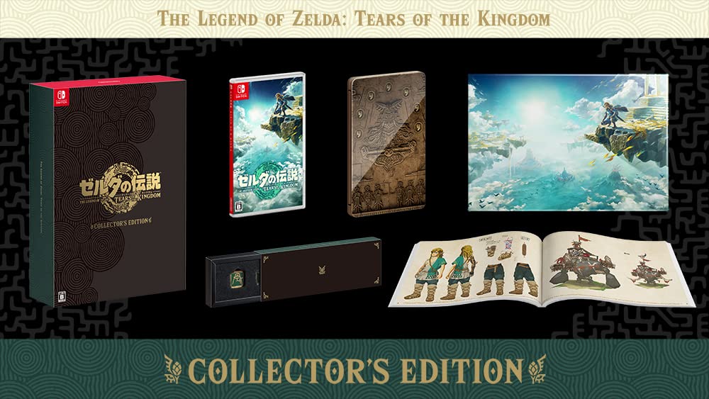 Nintendo Legend of Zelda Tears of the Kingdom Collectors Edition Game- Japan Figure Store - #1 Bring To You The Best Japanese Goods