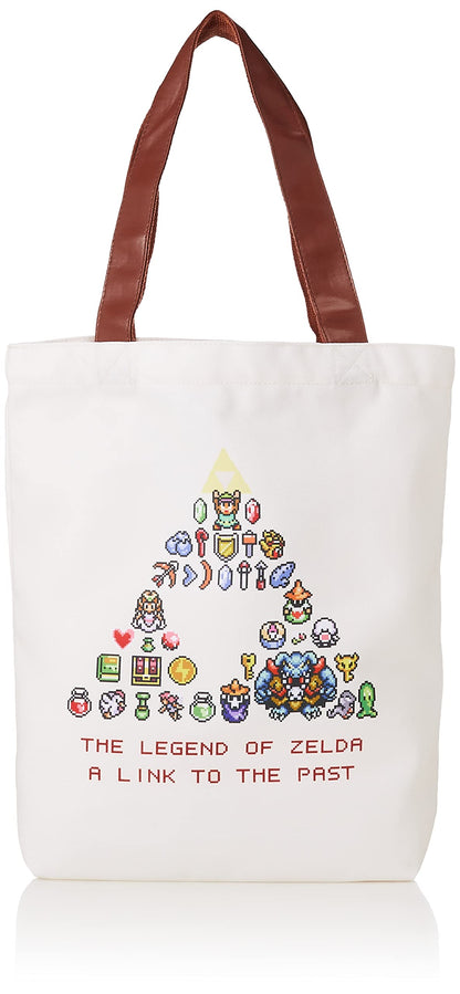 Sanei Boeki The Legend Of Zelda A Link To The Past Pixel Art Tote Bag- Japan Figure Store - #1 Bring To You The Best Japanese Goods