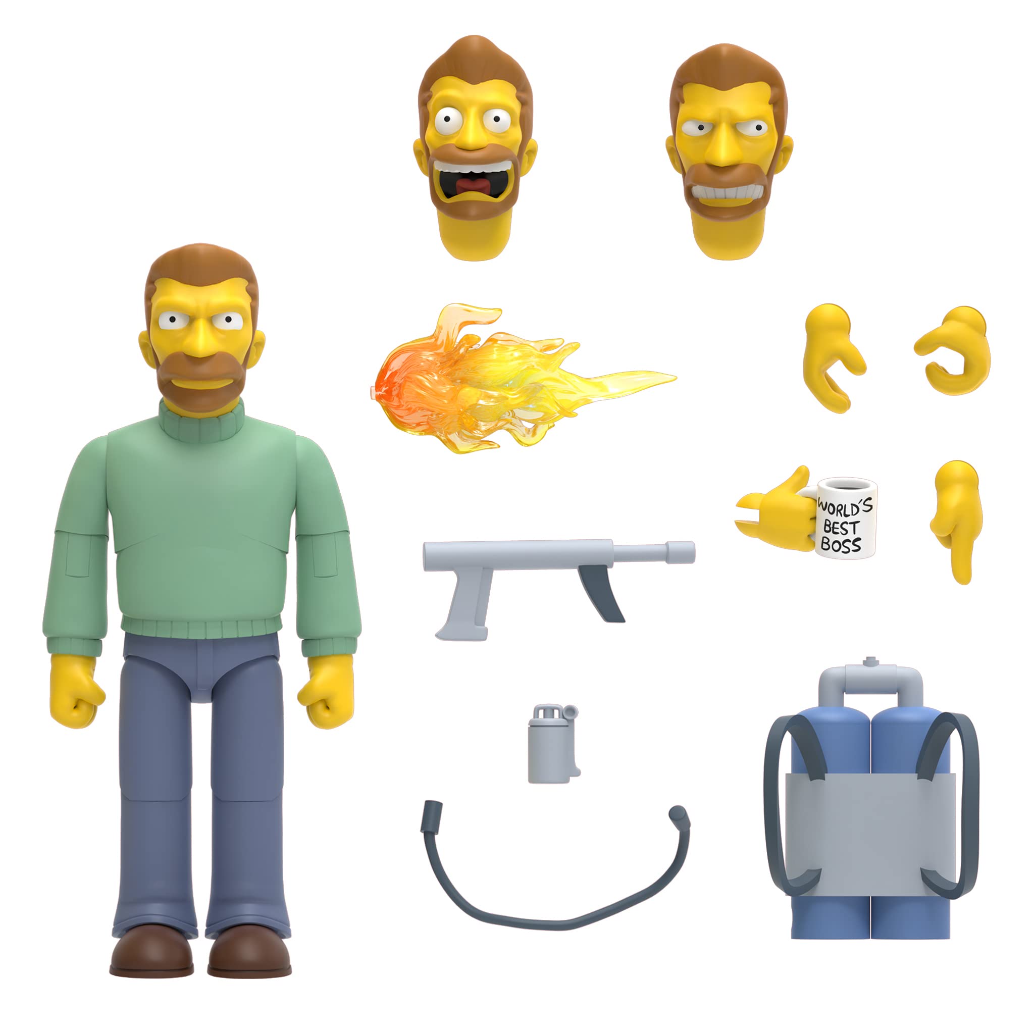 Super 7 The Simpsons Hank Scorpio 7 Inch Ultimate Action Figure- Japan Figure Store - #1 Bring To You The Best Japanese Goods