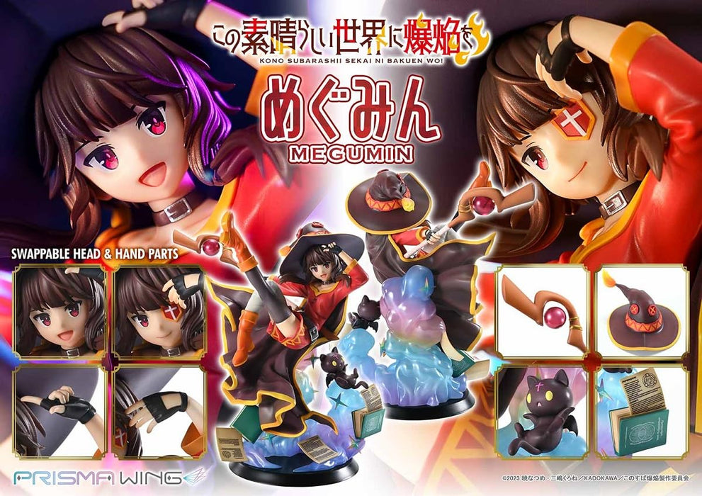 Prime 1 Studio Prisma Wing 1/7 Megumin and Chomusuke Figure - This Subarashii World- Japan Figure Store - #1 Bring To You The Best Japanese Goods