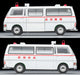 Tomytec Tomica Limited Vintage Neo 1/64 Nissan Caravan Ambulance Shibuya Hospital- Japan Figure Store - #1 Bring To You The Best Japanese Goods
