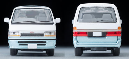 Tomytec 1/64 Toyota Hiace Wagon 1990 Model - White/Light Blue | Limited Vintage- Japan Figure Store - #1 Bring To You The Best Japanese Goods