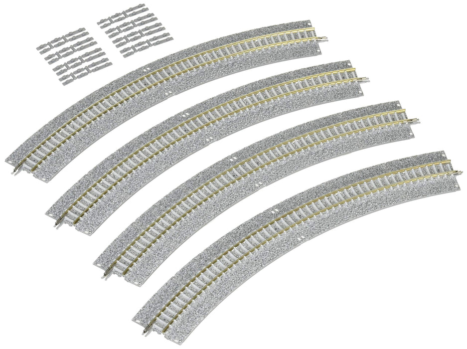 Tomytec Tomix N Gauge C317-45-Wp 4-Piece Wide Pc Curved Rail Set Model Supplies- Japan Figure Store - #1 Bring To You The Best Japanese Goods