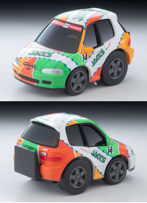 Tomytec Choro Q Zero Z-61D Jaccs Civic 1993 Model Finished Product- Japan Figure Store - #1 Bring To You The Best Japanese Goods