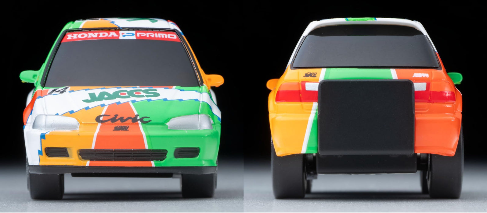Tomytec Choro Q Zero Z-61D Jaccs Civic 1993 Model Finished Product- Japan Figure Store - #1 Bring To You The Best Japanese Goods