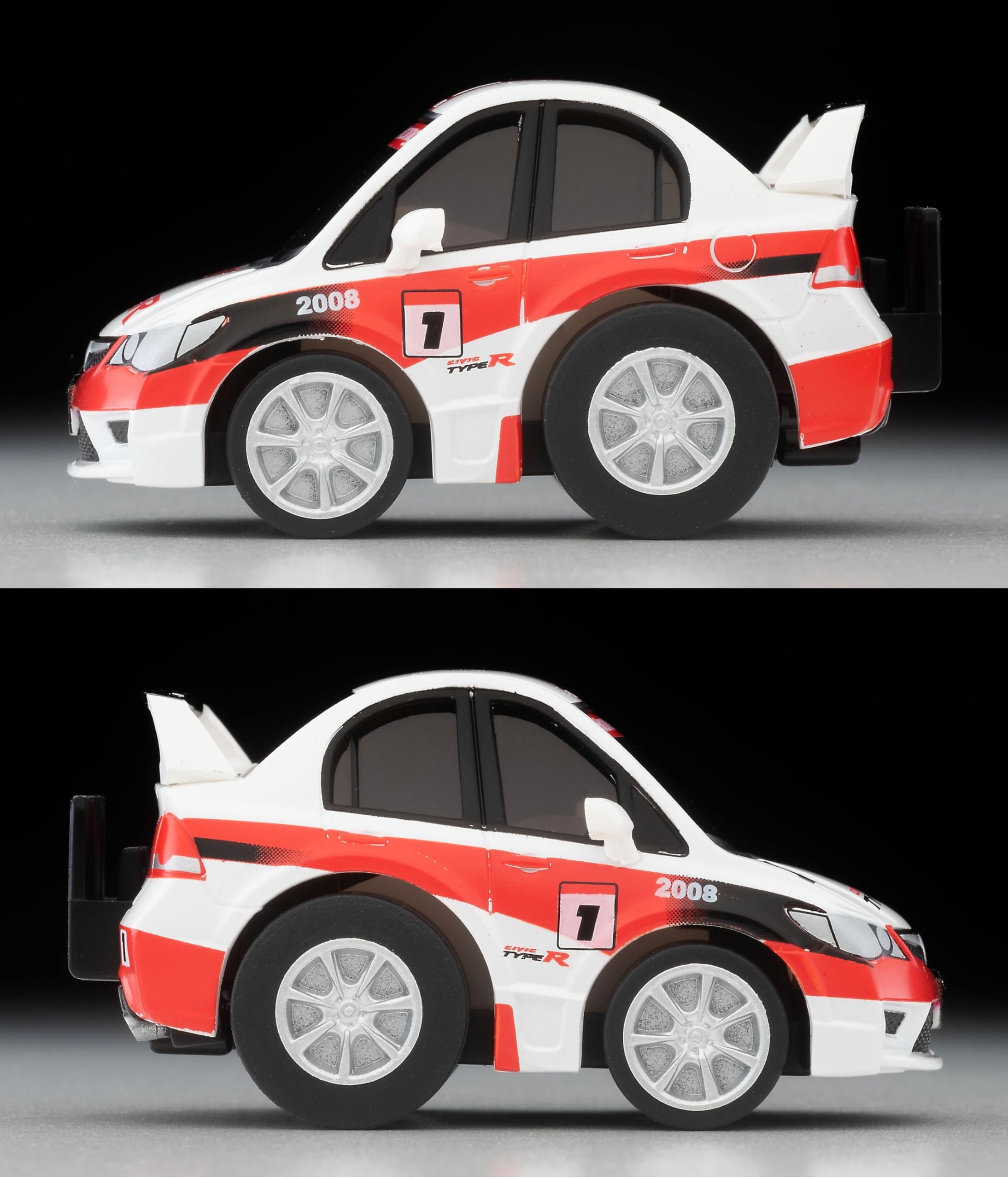 Tomytec Choro-Q Zero Z63D Honda Civic Type R FD2 Race Spec Model Car- Japan Figure Store - #1 Bring To You The Best Japanese Goods