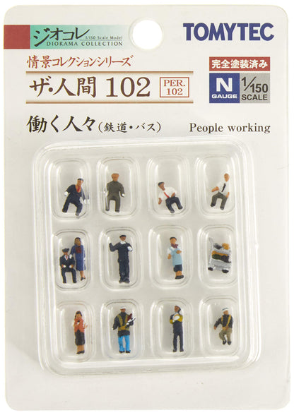 Tomytec Diorama Collection 102 Working People for Trains and Buses Supplies- Japan Figure Store - #1 Bring To You The Best Japanese Goods