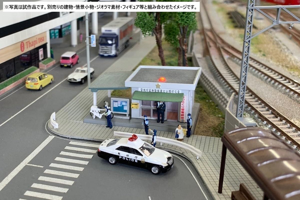 Tomytec Scenery 145 Police Cars and Officers Diorama Supplies- Japan Figure Store - #1 Bring To You The Best Japanese Goods