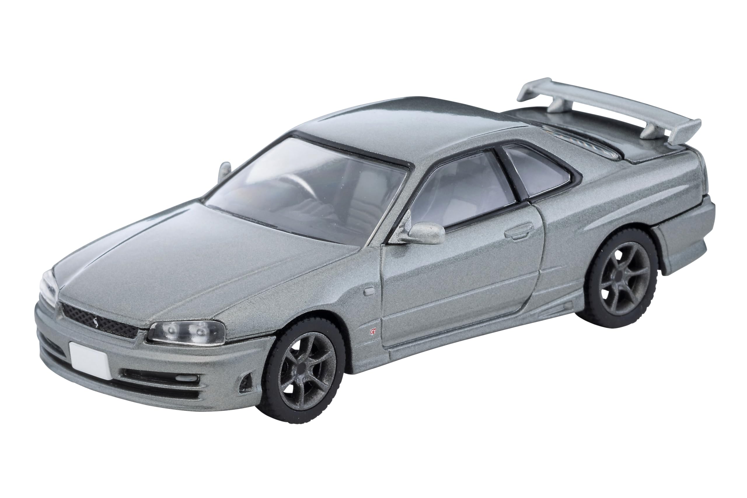 Tomytec 1/64 Nissan Skyline 2-Door 25GT Turbo Coupe Silver 2000 Model