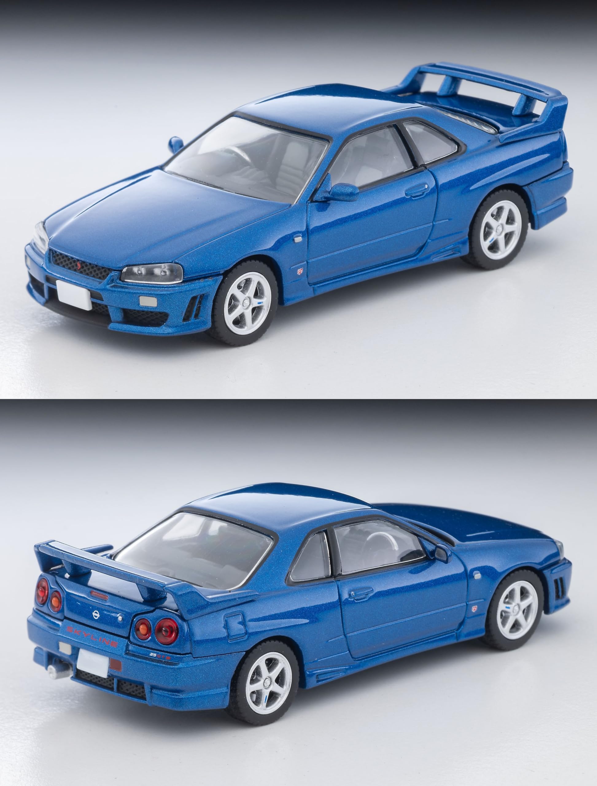 Tomytec Tomica 1/64 Nissan Skyline 2-Door Coupe 25GT Turbo Blue 2000 Model