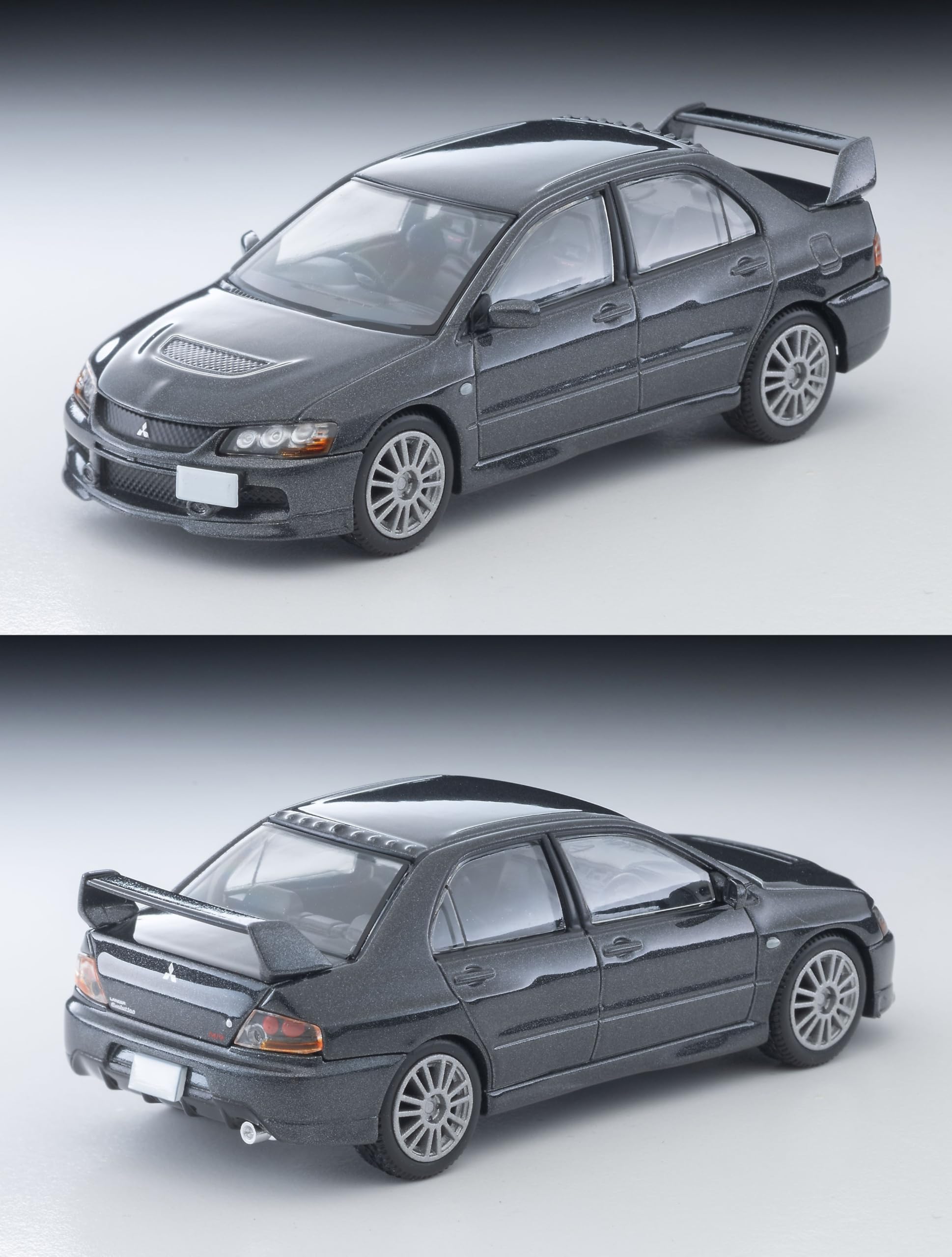 Tomytec Tomica Lancer Evolution IX MR Gray 1/64 Scale Model 2006 Edition