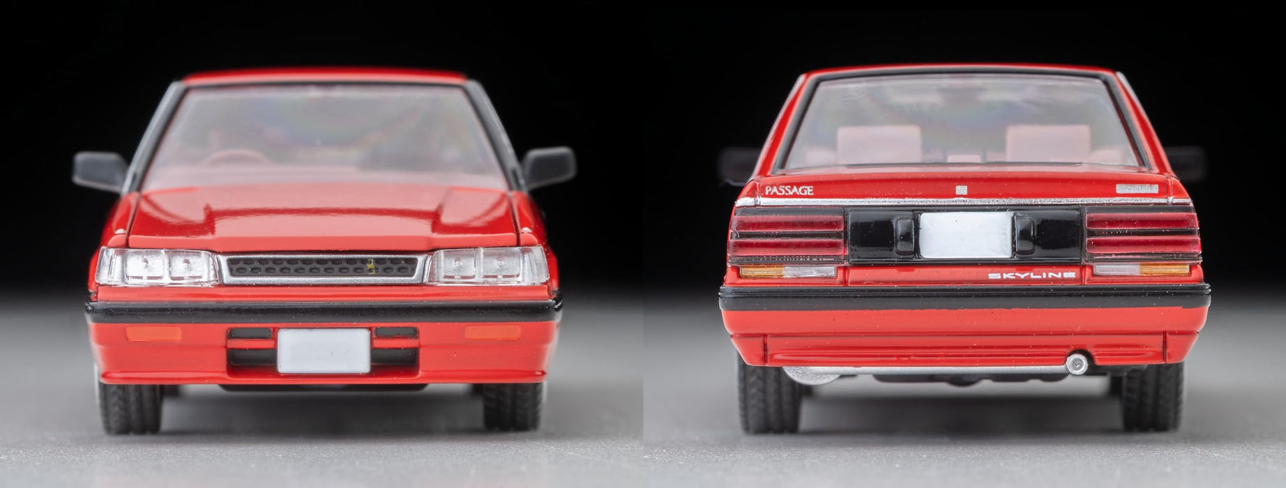 Tomytec LV-N352A Nissan Skyline 1800 Passage Red 1987 Model Finished Product