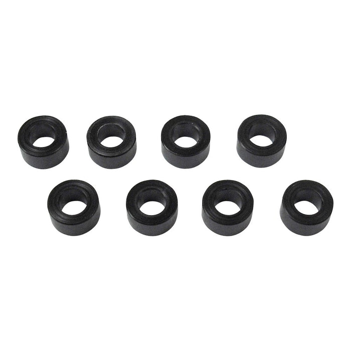 Tamiya TP-5230 Black Delrin Spacer M3.0 3.0mm Thickness Pack of 8- Japan Figure Store - #1 Bring To You The Best Japanese Goods